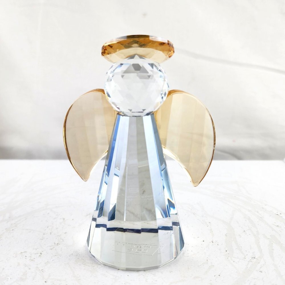 Simon Designs Crystal Angel Light Amber Clear